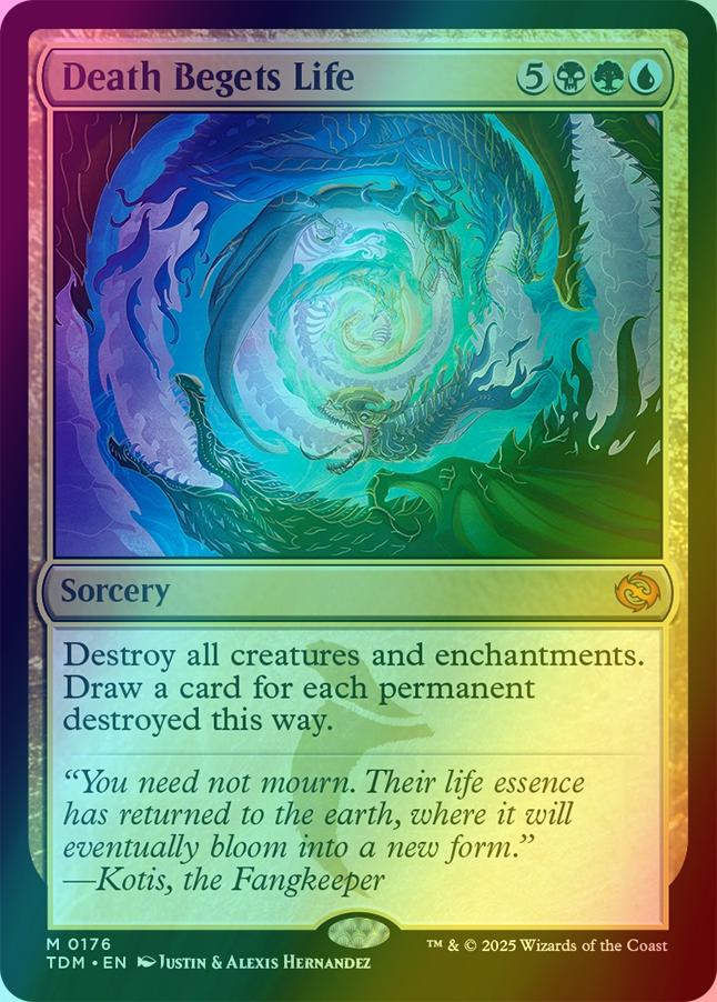Death Begets Life [176] [Tarkir: Dragonstorm] [Foil]