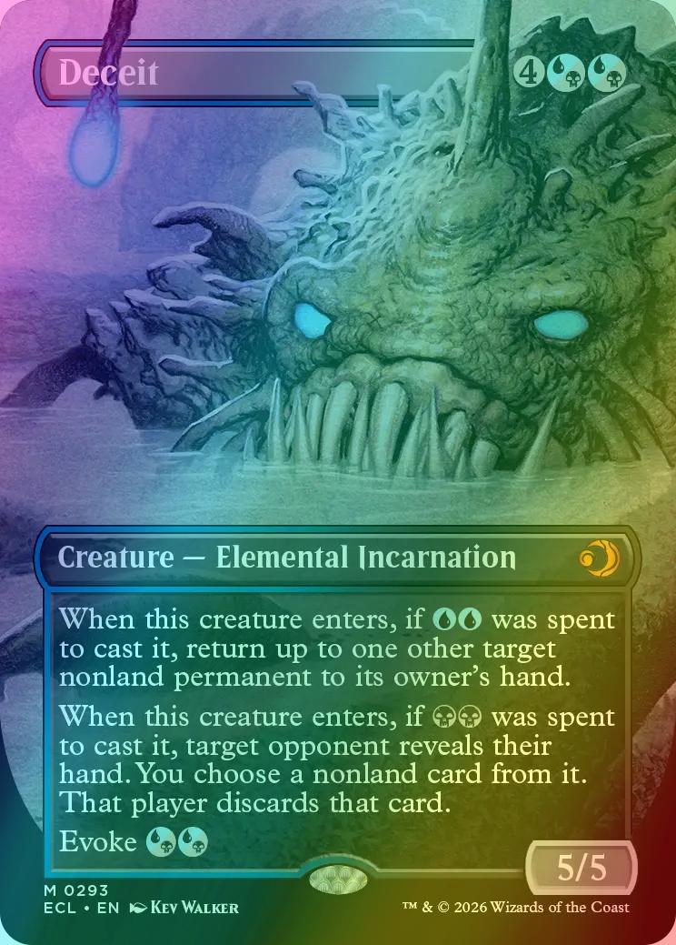 Deceit [293] [Borderless] [Lorwyn Eclipsed] [Foil]
