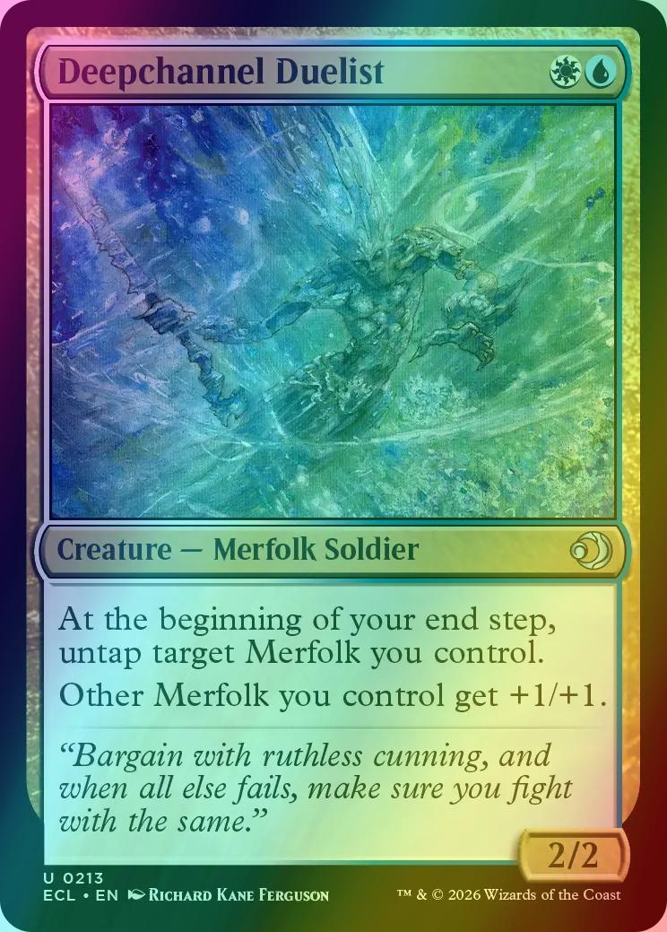 Deepchannel Duelist [213] [Lorwyn Eclipsed] [Foil]