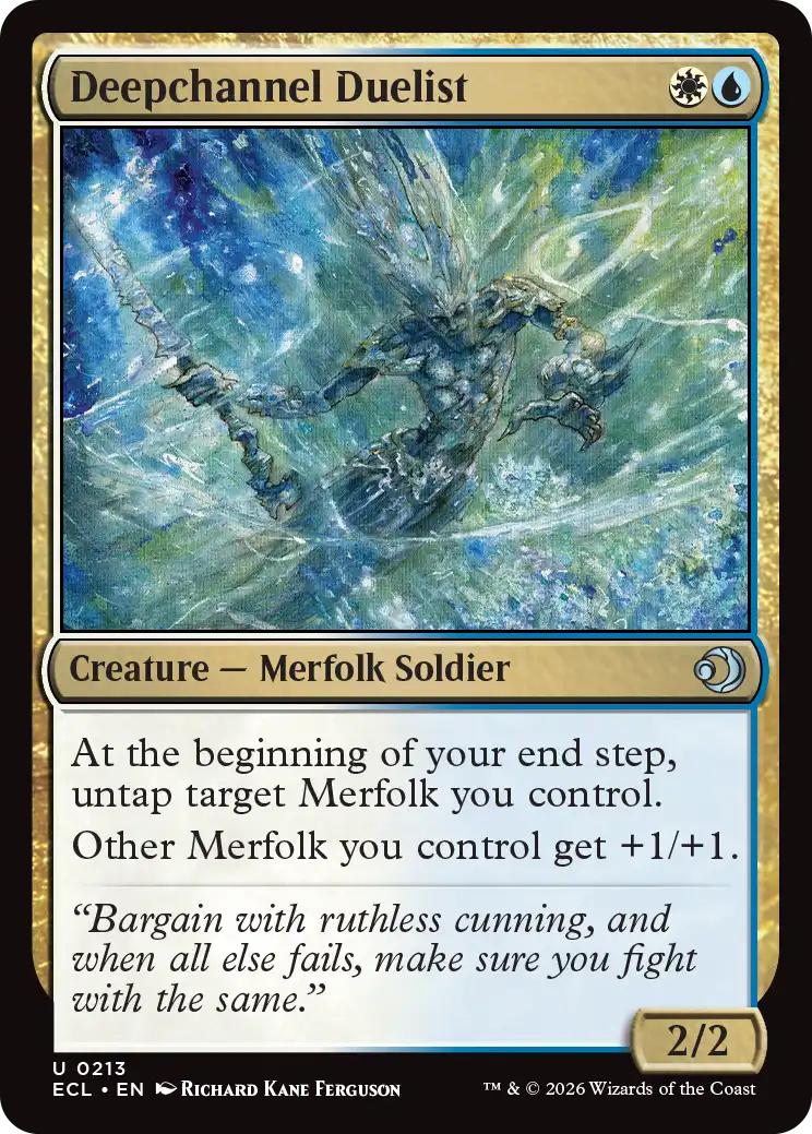 Deepchannel Duelist [213] [Lorwyn Eclipsed] [Non-Foil]