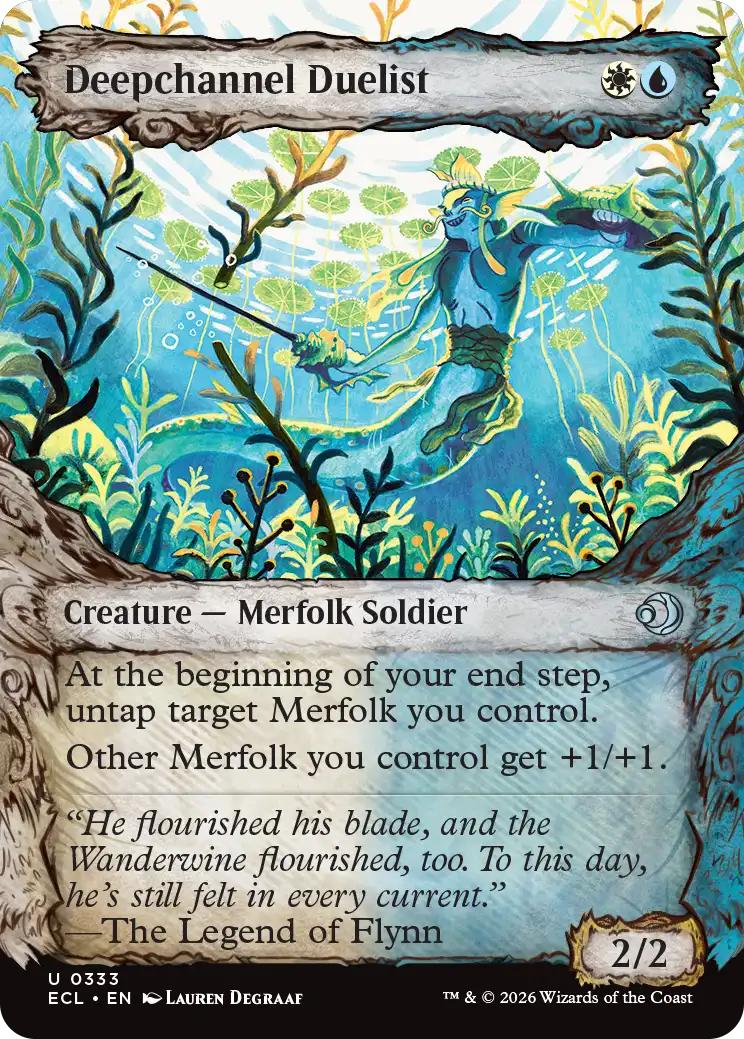 Deepchannel Duelist [333] [Fable Frame] [Lorwyn Eclipsed] [Non-Foil]