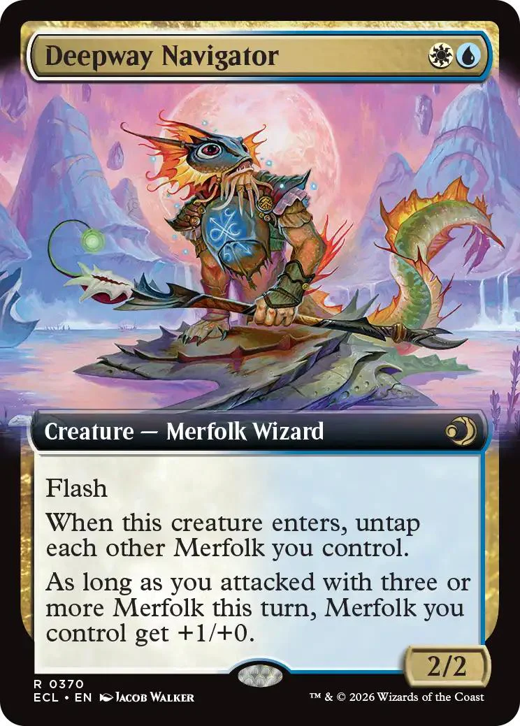 Deepway Navigator [370] [Extended Art] [Lorwyn Eclipsed] [Non-Foil]