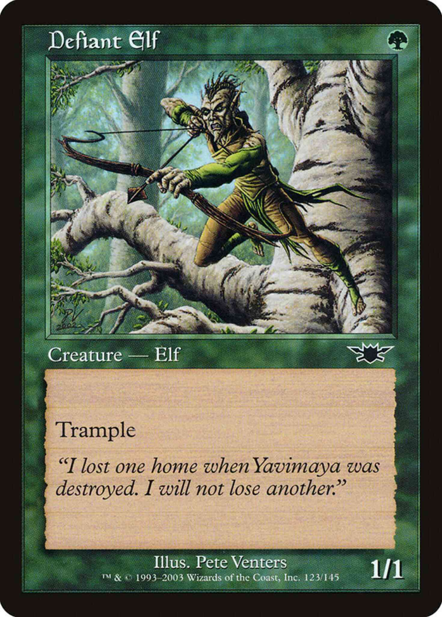 Defiant Elf [123] [Legions] [Non-Foil]