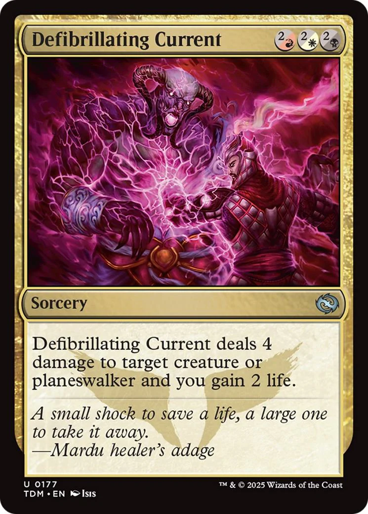 Defibrillating Current [177] [Tarkir: Dragonstorm] [Non-Foil]