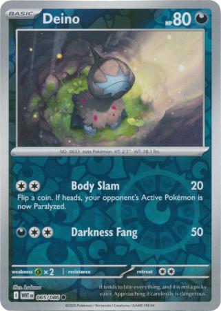 Deino - 065/086 - Common [sv105w-065] [Reverse Holo]