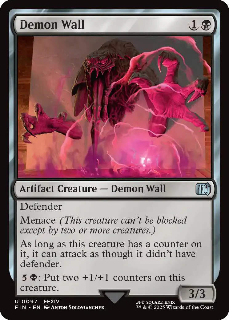 Demon Wall [97] [FINAL FANTASY] [Non-Foil]