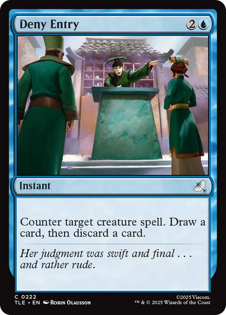 Deny Entry [222] [Avatar: The Last Airbender Eternal] [Non-Foil]