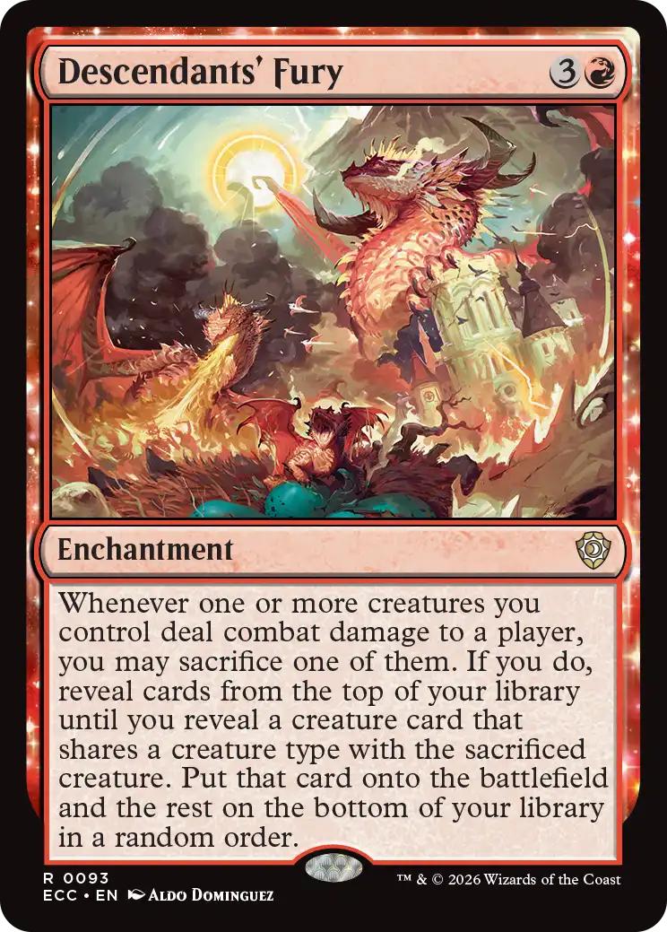 Descendants' Fury [93] [Lorwyn Eclipsed: Commander] [Non-Foil]