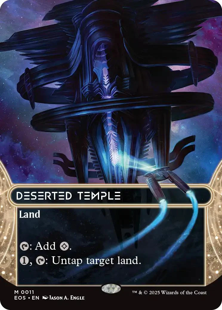 Deserted Temple [11] [Borderless] [Edge of Eternities: Stellar Sights] [Non-Foil]