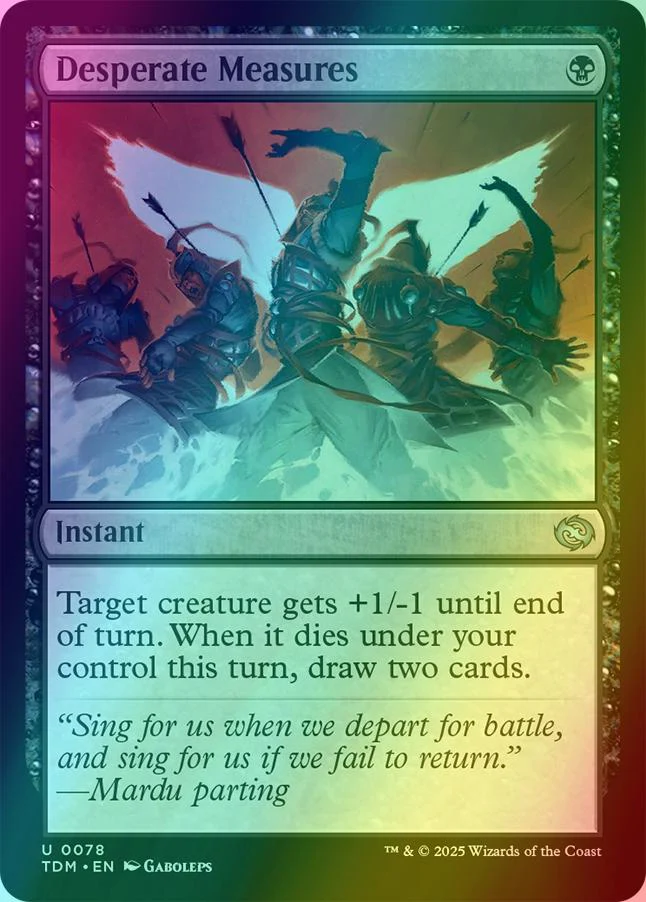 Desperate Measures [78] [Tarkir: Dragonstorm] [Foil]