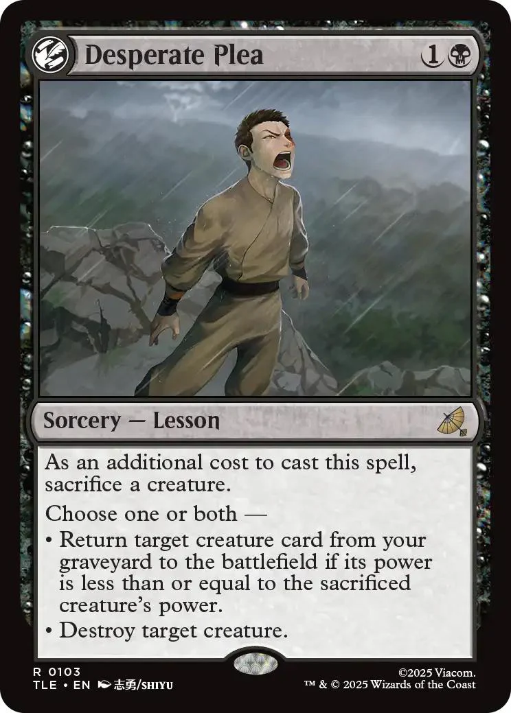 Desperate Plea [103] [Avatar: The Last Airbender Eternal] [Non-Foil]