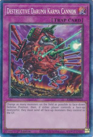 Destructive Daruma Karma Cannon - RA04-EN103 - Collector's Rare - 1st Edition