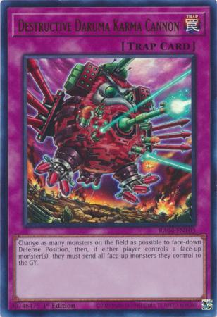 Destructive Daruma Karma Cannon - RA04-EN103 - Ultra Rare - 1st Edition