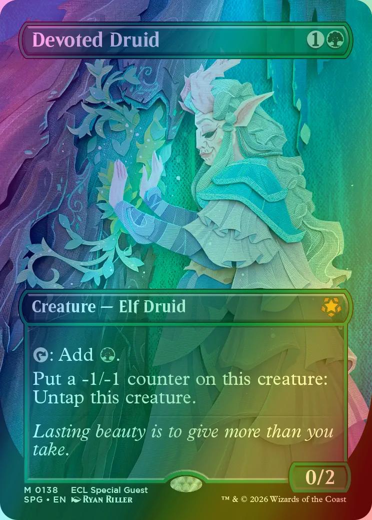 Devoted Druid [138] [Borderless] [Special Guests] [Foil]