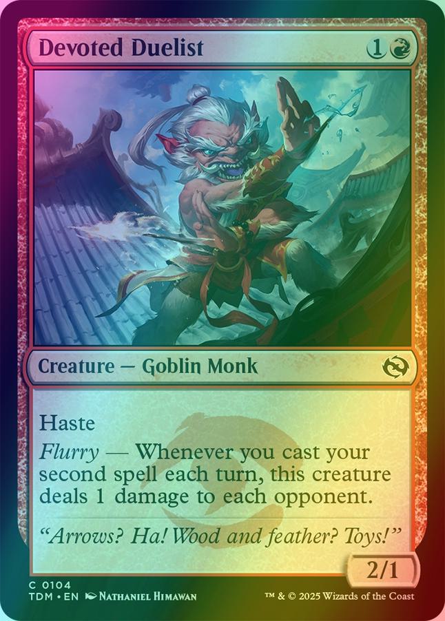 Devoted Duelist [104] [Tarkir: Dragonstorm] [Foil]