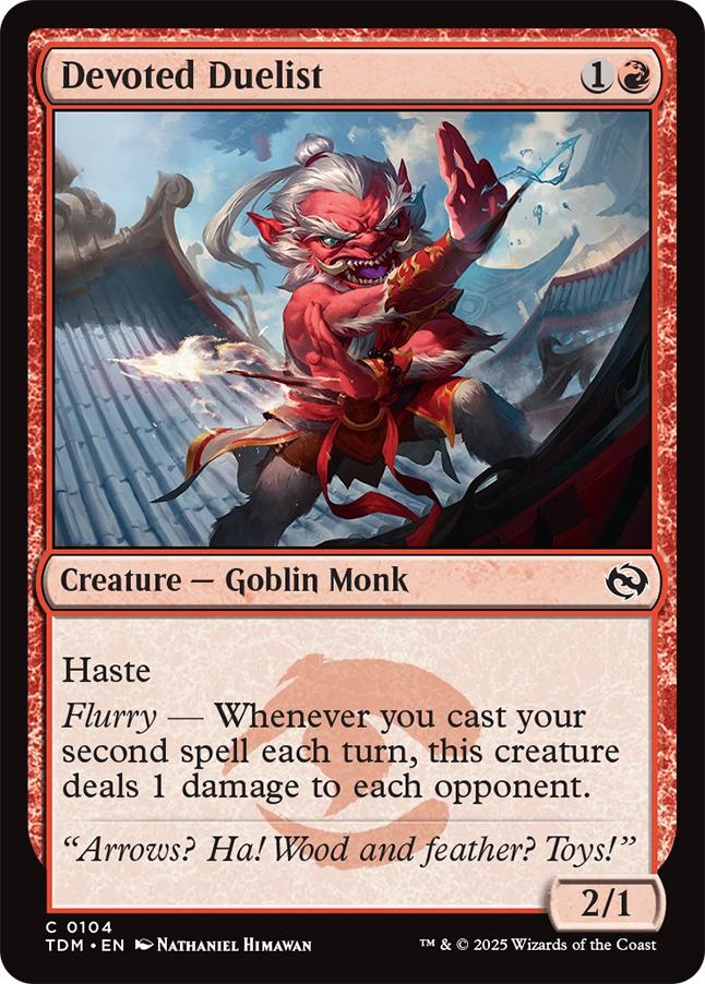 Devoted Duelist [104] [Tarkir: Dragonstorm] [Non-Foil]