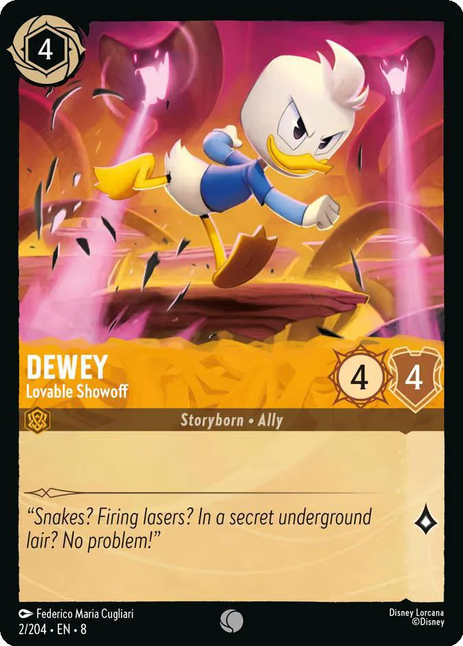 Dewey - Lovable Showoff - 2/204 [Reign of Jafar] [Non-Foil]
