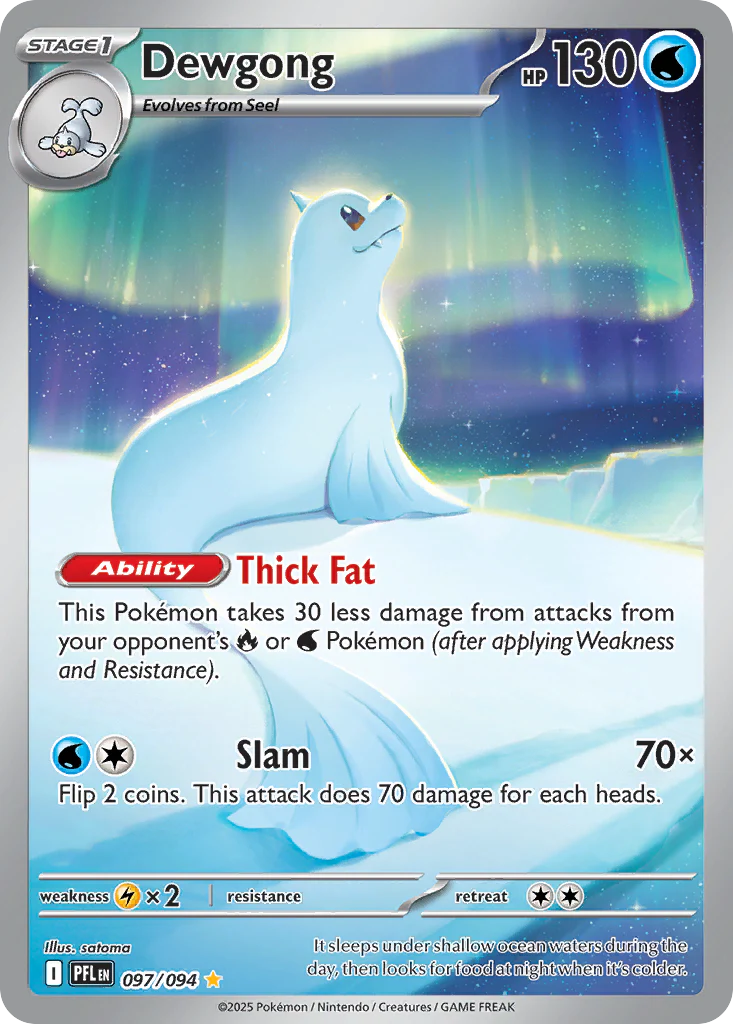 Dewgong - 097/094 - Illustration Rare [me02-097] [Ultra]