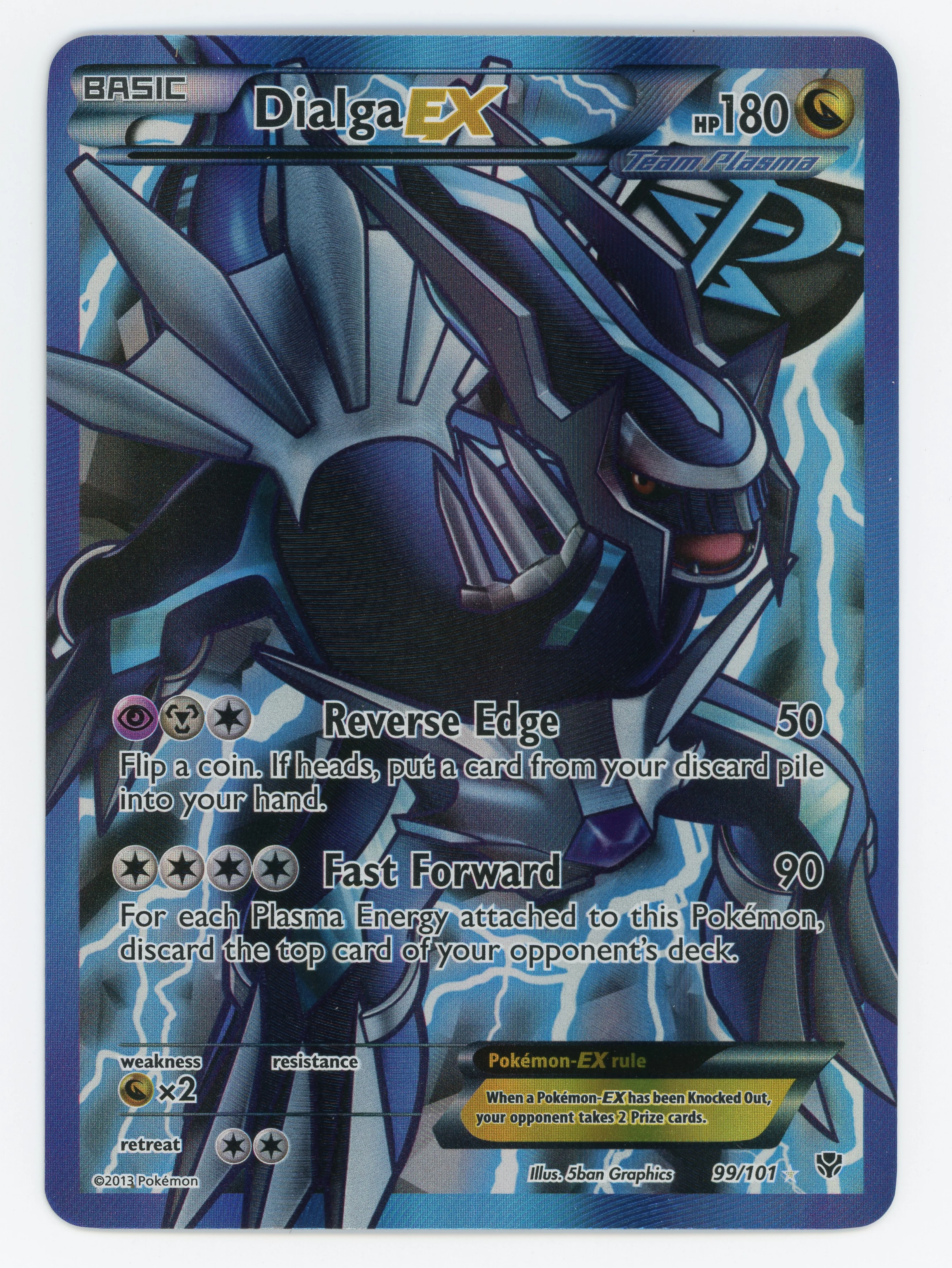 Dialga-EX - 99/101 - Rare Ultra - Ultra Rare - Scan 15455