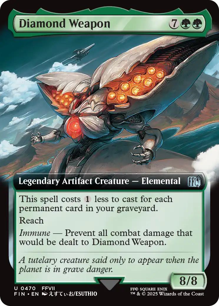 Diamond Weapon [470] [Extended Art] [FINAL FANTASY] [Non-Foil]