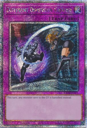 Different Dimension Ground - RA04-EN101 - Quarter Century Secret Rare - 1st Edition