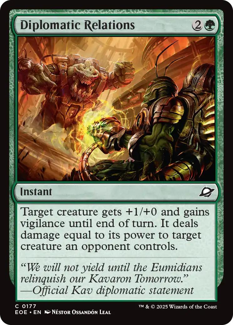 Diplomatic Relations [177] [Edge of Eternities] [Non-Foil]