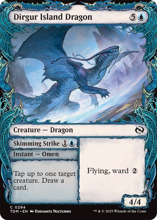 Dirgur Island Dragon // Skimming Strike [294] [Draconic Frame Showcase] [Tarkir: Dragonstorm] [Non-Foil]