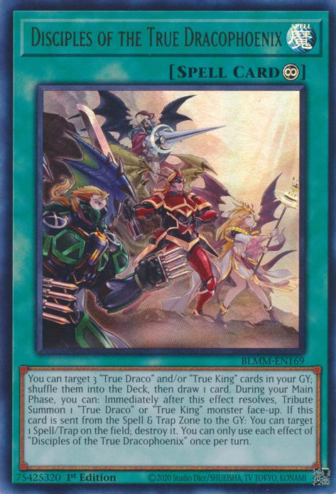 Disciples of the True Dracophoenix - BLMM-EN169 - Ultra Rare - 1st Edition