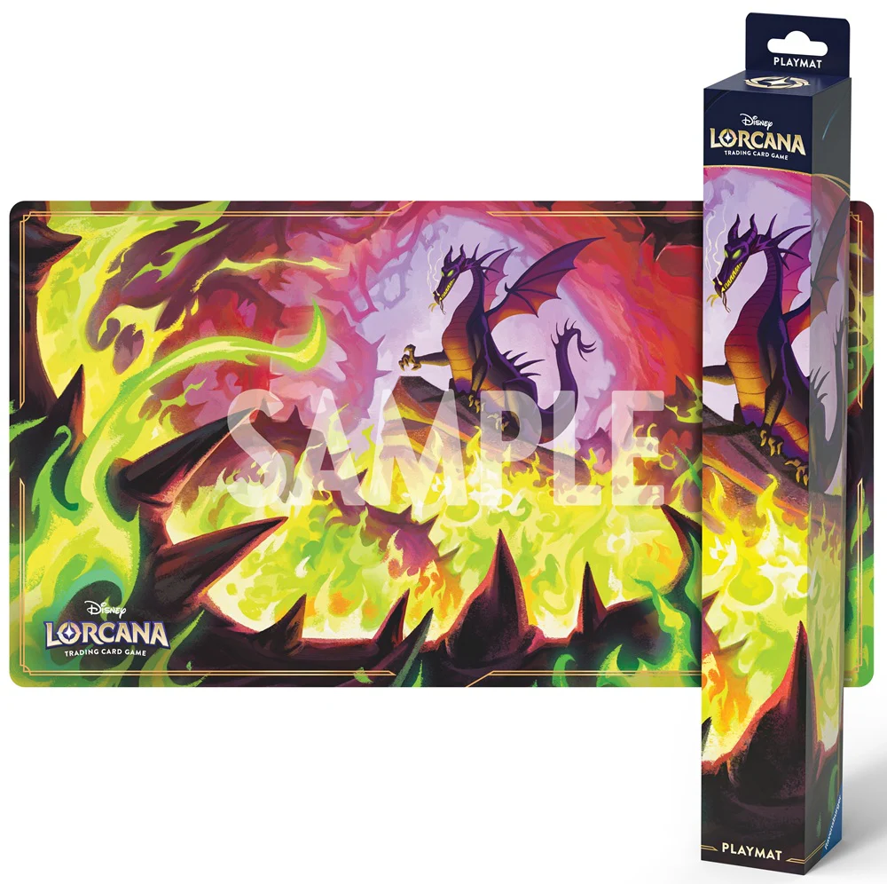 Disney Lorcana Neoprene Playmat - Dragon Fire