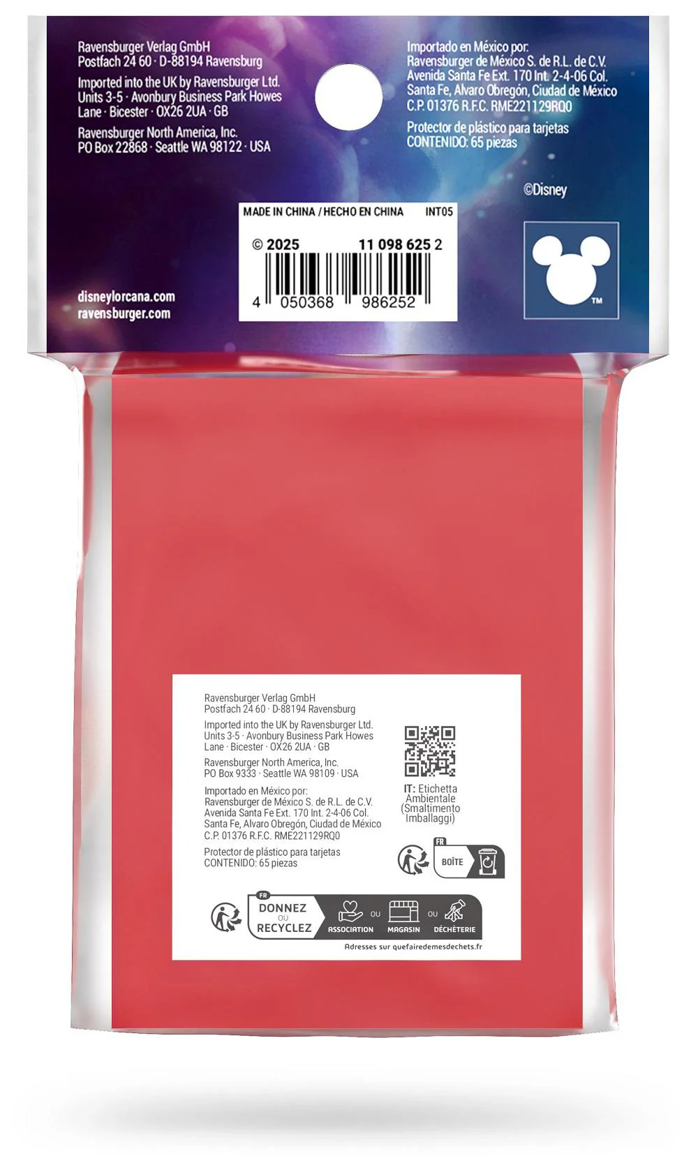 Disney Lorcana Sleeves - Standard Size - 65ct - Fabled - Goof Troop - Image 2