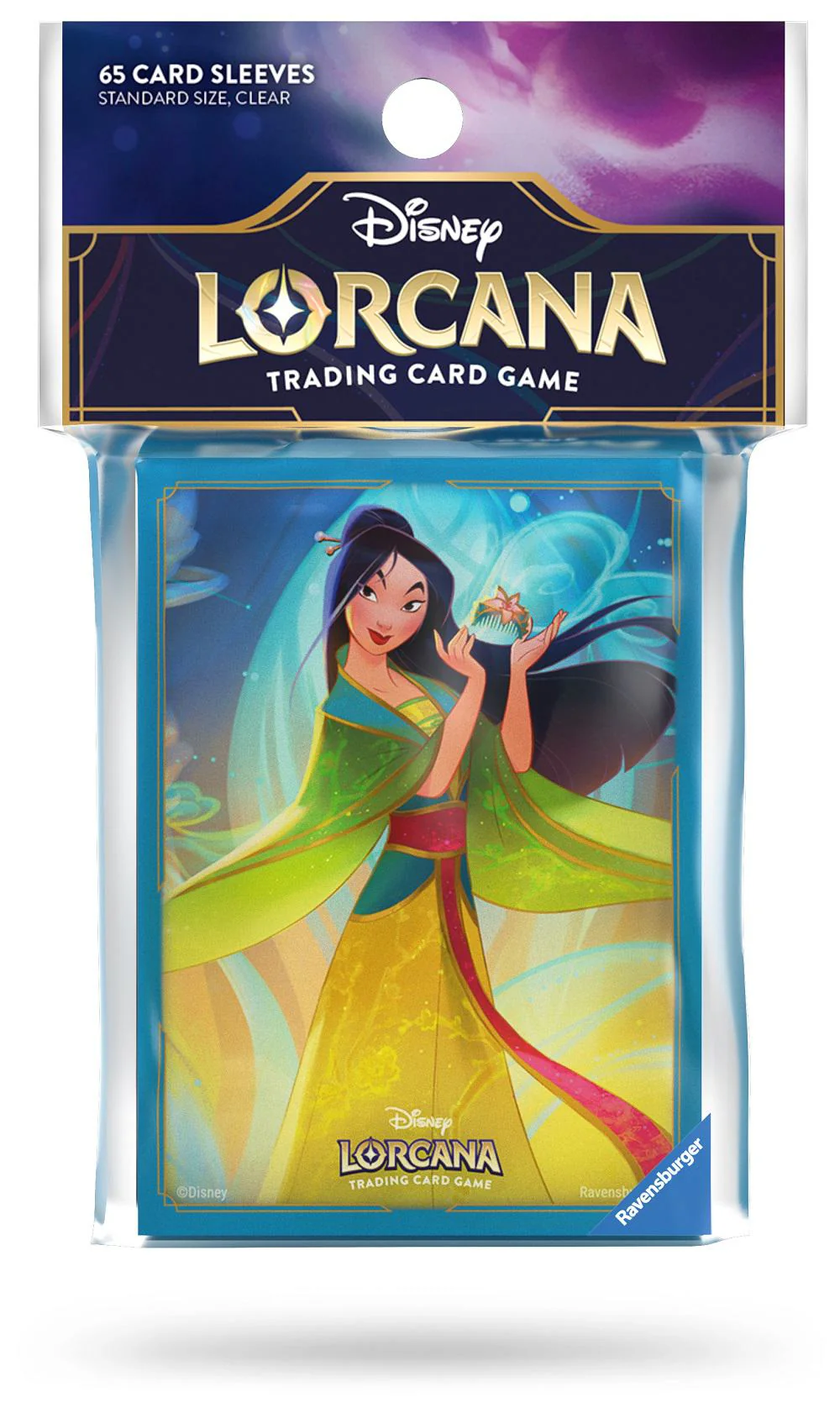 Disney Lorcana Sleeves - Standard Size - 65ct - Fabled - Mulan - Considerate Diplomat