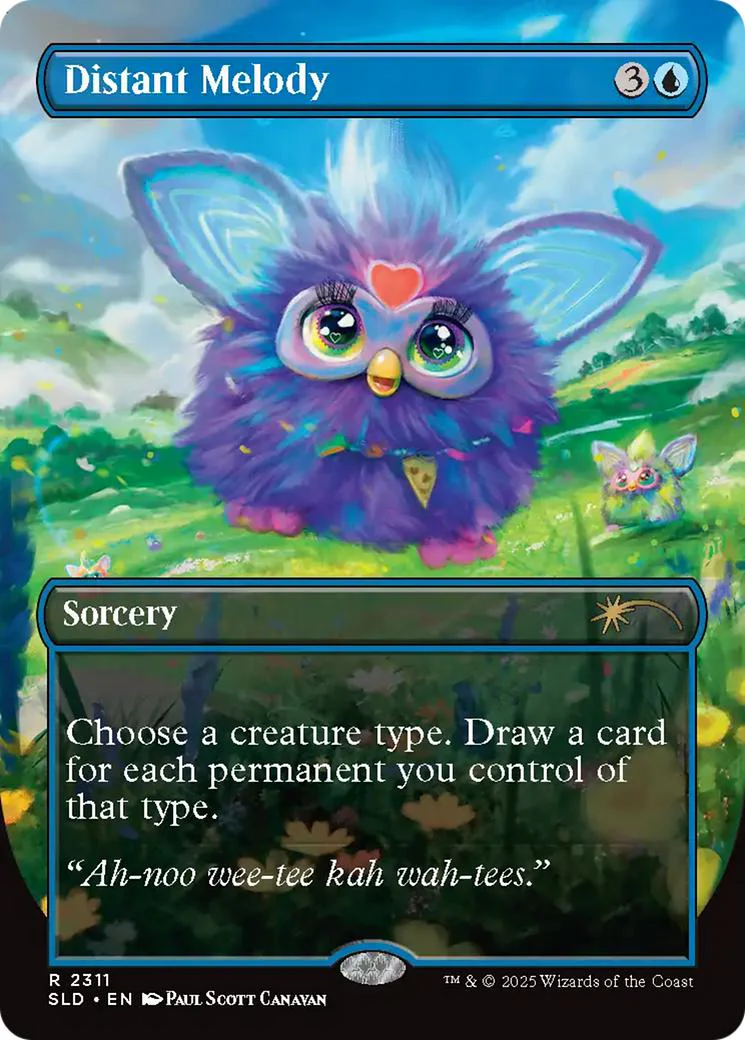 Distant Melody [2311] [Borderless] [Furby: Doo-ay Noo-lah] [Secret Lair Drop] [Non-Foil]