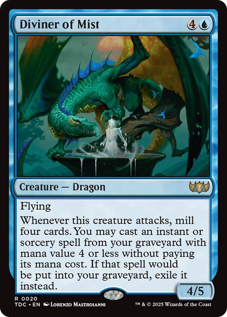 Diviner of Mist [20] [Tarkir: Dragonstorm: Commander] [Non-Foil]