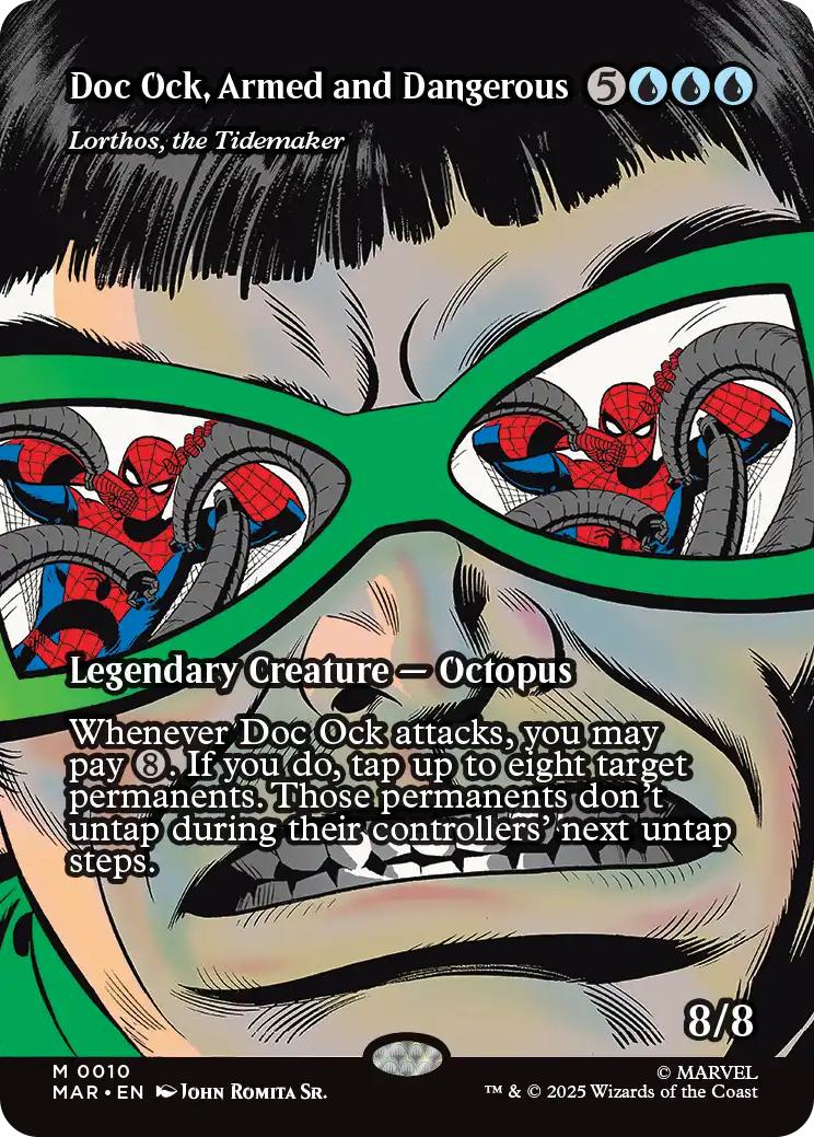 Doc Ock, Armed and Dangerous - Lorthos, the Tidemaker [10] [Borderless] [Source Material] [Marvel Universe] [Non-Foil]