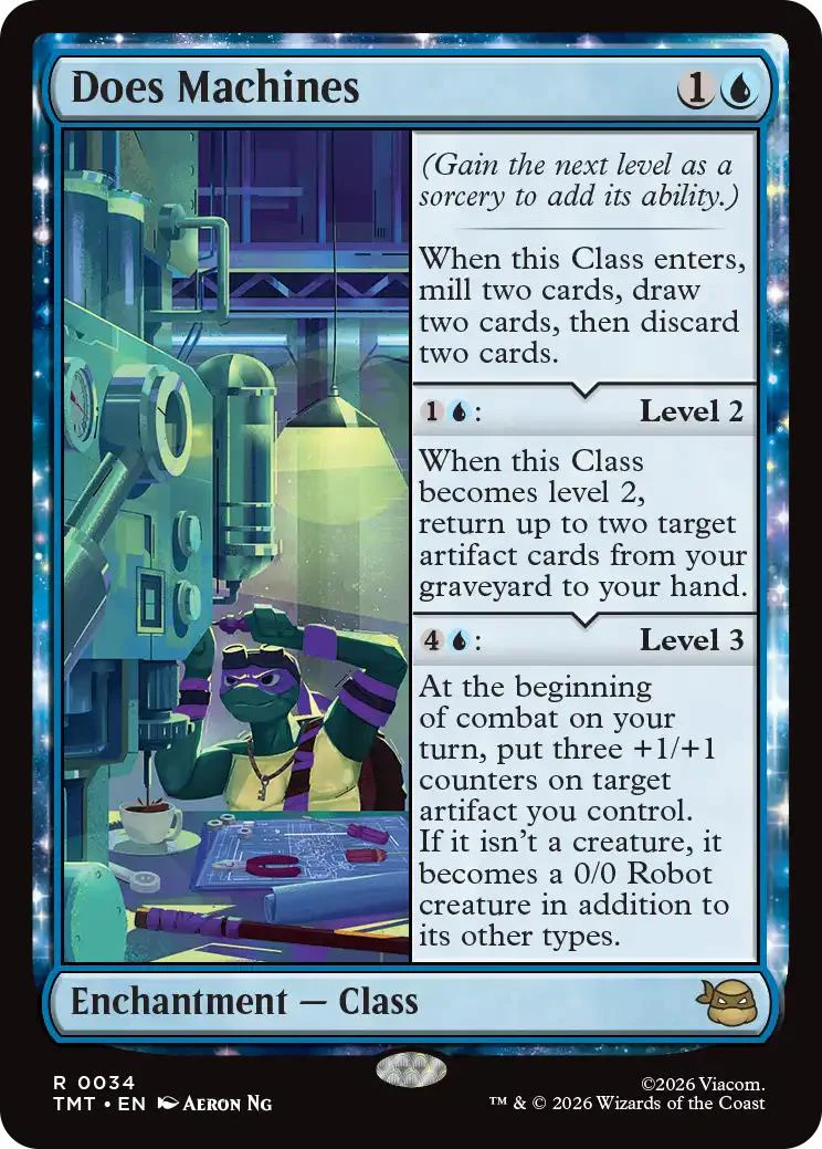 Does Machines [34] [Teenage Mutant Ninja Turtles] [Non-Foil]