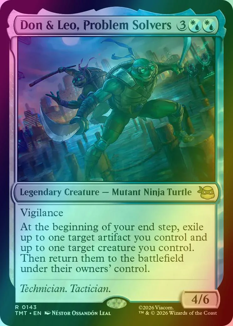 Don & Leo, Problem Solvers [143] [Teenage Mutant Ninja Turtles] [Foil]
