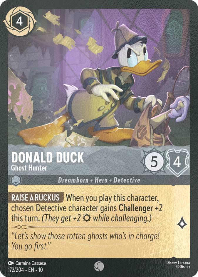 Donald Duck - Ghost Hunter - 172/204 [Whispers in the Well] [Cold Foil]