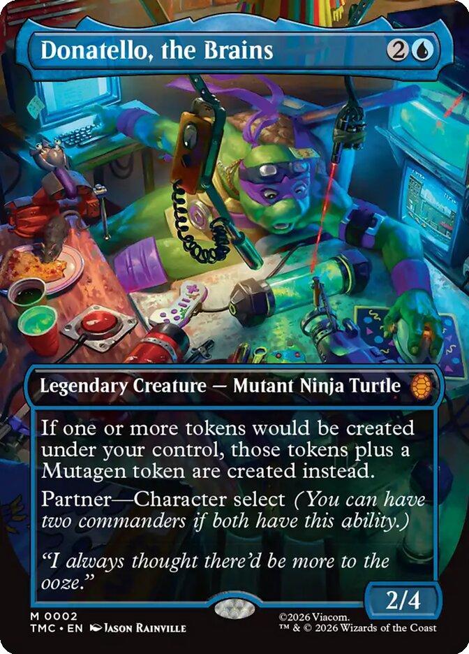Donatello, the Brains [2] [Borderless] [Teenage Mutant Ninja Turtles Eternal] [Non-Foil]