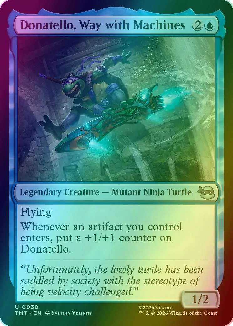 Donatello, Way with Machines [38] [Teenage Mutant Ninja Turtles] [Foil]