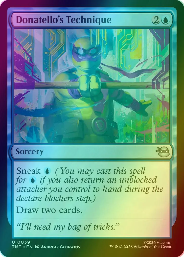 Donatello's Technique [39] [Teenage Mutant Ninja Turtles] [Foil]