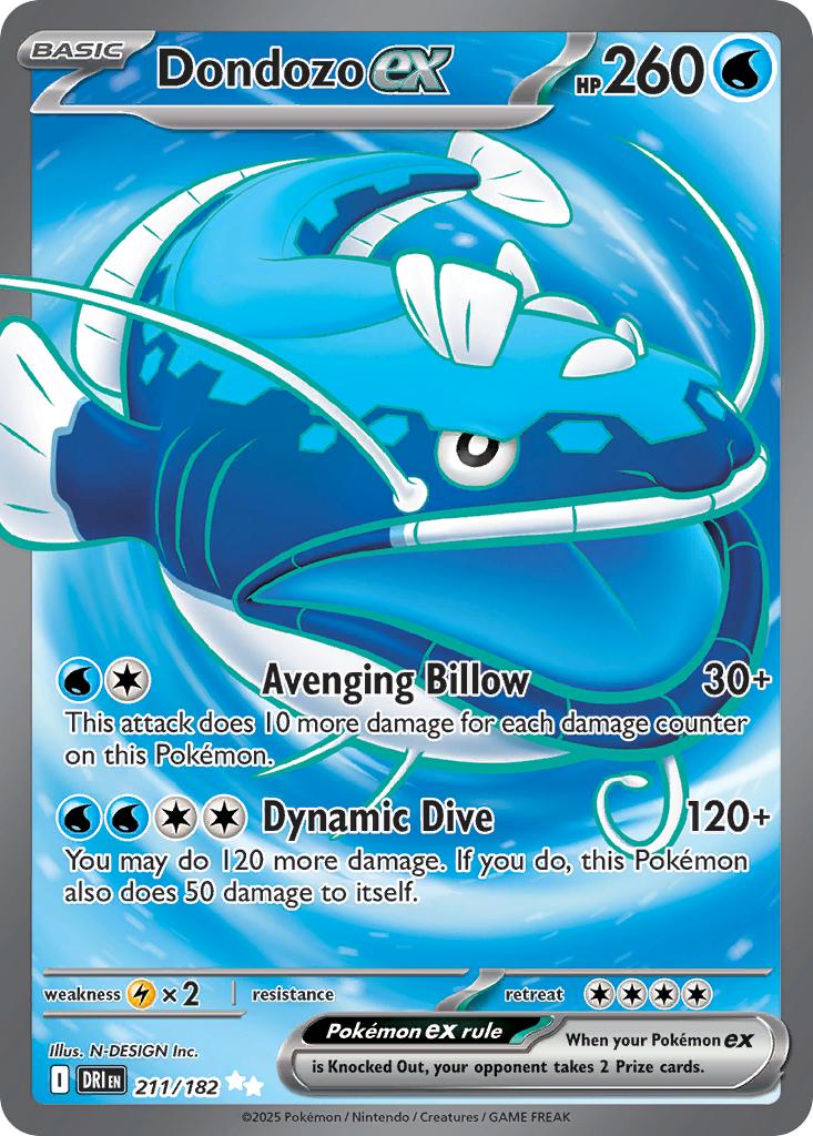 Dondozo ex - 211/182 - Ultra Rare [sv10-211] [Ultra]