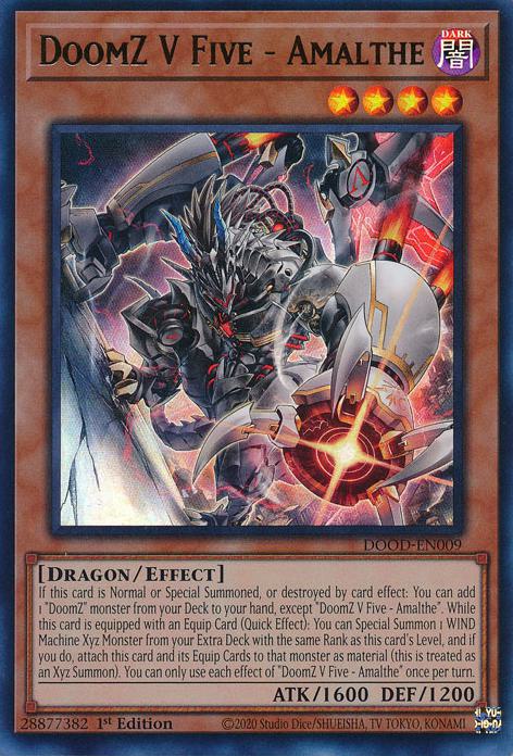 DoomZ V Five - Amalthe - DOOD-EN009 - Ultra Rare - 1st Edition