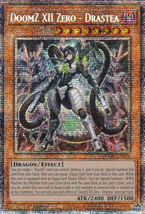 DoomZ XII Zero - Drastea - DOOD-EN008 - Starlight Rare - 1st Edition