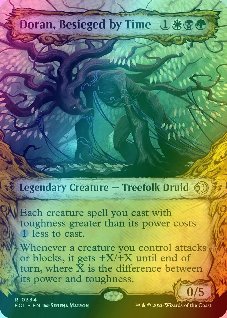 Doran, Besieged by Time [334] [Fable Frame] [Lorwyn Eclipsed] [Foil]