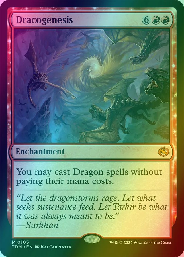 Dracogenesis [105] [Tarkir: Dragonstorm] [Foil]