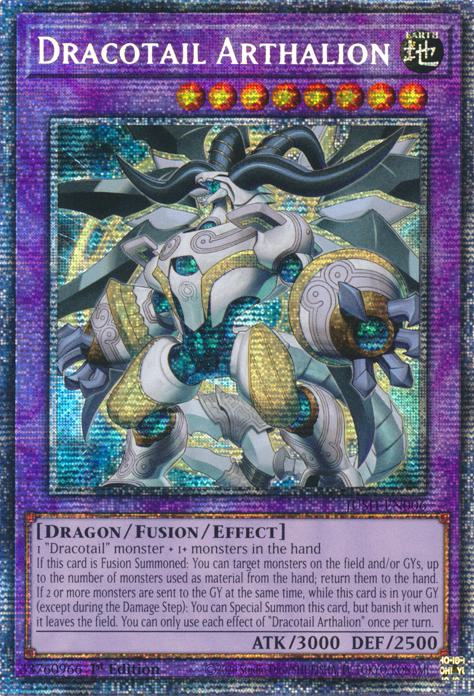 Dracotail Arthalion - JUSH-EN006 - Starlight Rare - 1st Edition