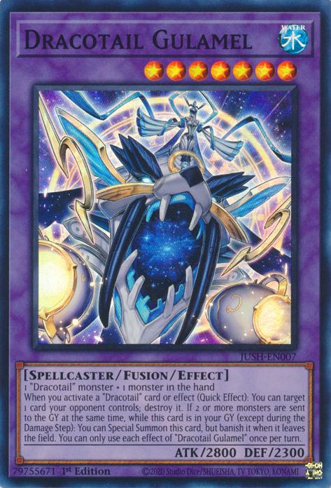 Dracotail Gulamel - JUSH-EN007 - Super Rare - 1st Edition