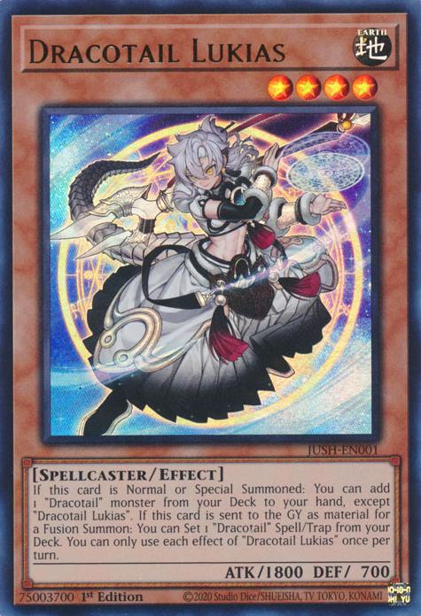 Dracotail Lukias - JUSH-EN001 - Ultra Rare - 1st Edition