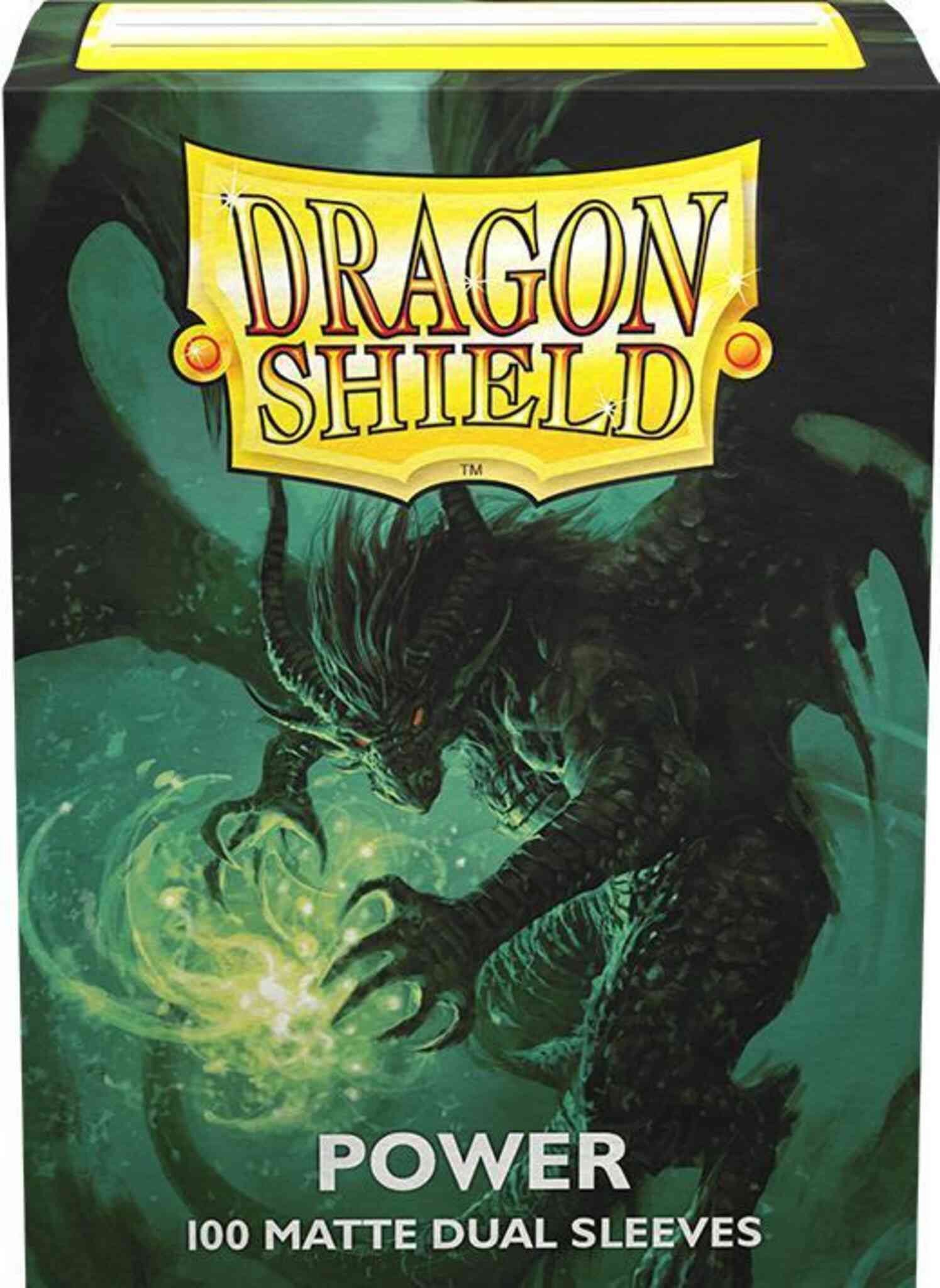Dragon Shield Matte Dual Sleeves - Standard Size - 100ct - Power