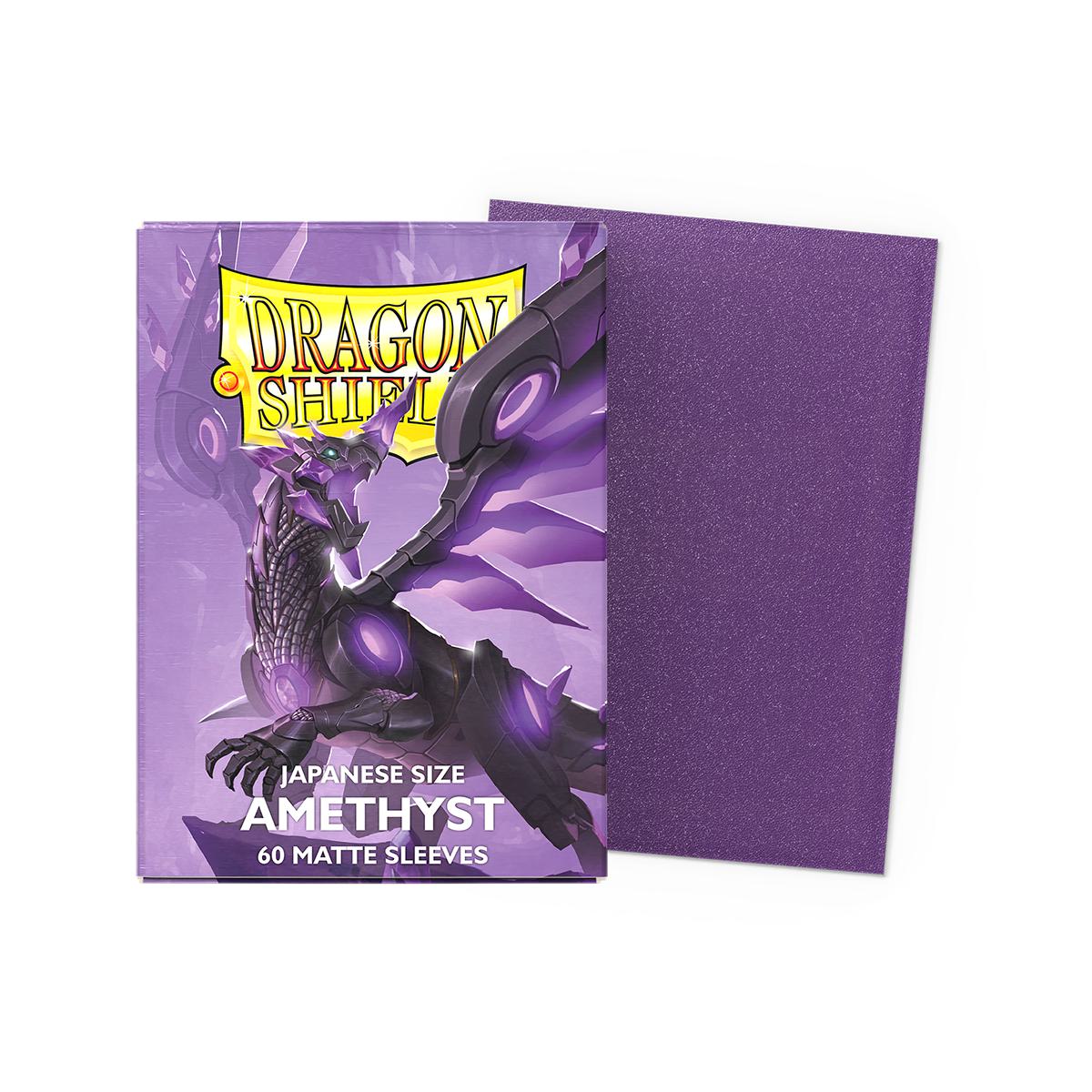 Dragon Shield Matte Sleeves - Japanese Size - 60ct - Amethyst - Image 2